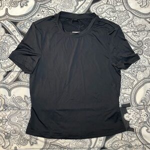 shein | basic black tee | fitted black tee | slim black tee |